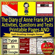 Miep gies collected the diaries and papers after soldiers left and hoped to be able to anne frank's writing have caused some controversy over the year, but not for the reasons you might think. Diary Of Anne Frank Play Acts 1 2 Goodrich Hackett Hmh Self Grading Google