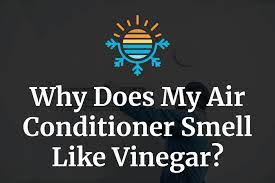 is your ac emitting a vinegary odor