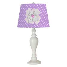 24 5 Purple Shade With Flower Desk Lamp Shade Home Office Dorm Kids Room Lighting Needs Girl Room Product Size 13x24 5 X13 Walmart Com Walmart Com