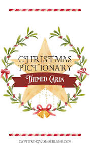 christmas pictionary party word list