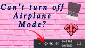 how to fix airplane mode on windows 10