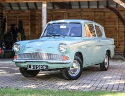 From the latin, literal meaning 'land of the angles'. Ref 45 1967 Ford Anglia Deluxe