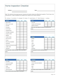 New Home Inspection Checklist Template