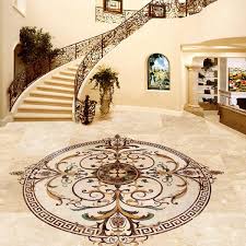 The floor plan may depict an entire building, one floor of a building, or a single room. European Marble Medallion Custom Floor Design 1 Aalto Marble Inlay
