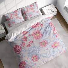 Water Lily Chinese Style Duvet Cover