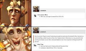 Junkrat Patch Meme : r/Overwatch