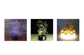 Lámpara dragon ball z led / figura destello final vegeta. Lamparas De Dragon Ball Con Disenos En 3d
