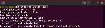 how to create tar gz file its linux foss