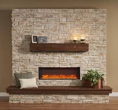 Linear Electric Fireplace Living