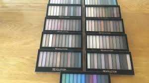 makeup revolution redemption palettes