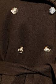 Chocolate Brown Formal Trench Coat