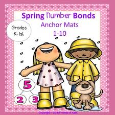 Anchor Chart Spring Number Bonds 1 Thru 10