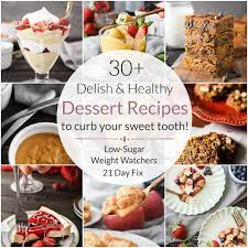 30 healthy dessert recipes low sugar
