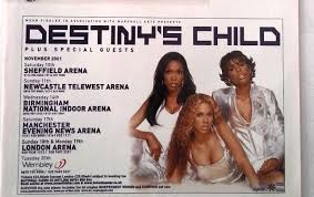 destiny s child beyonce 2001 tour