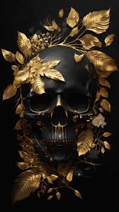gold skull iphone wallpaper hd iphone