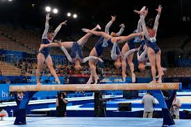 graph olympic gymnastics routine