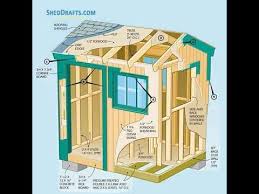 6x8 Gable Tool Shed Building Plans