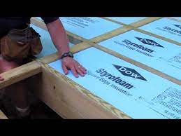 how to foam insulation board you