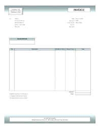 Free Online Printable Invoices Airmineral Club