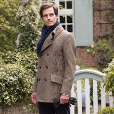 Risby Leckonfield Pea Coat Mayfair