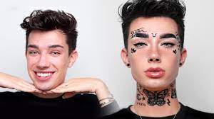 full face of tattoos using only makeup