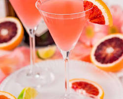 Blood Orange Martini cocktail