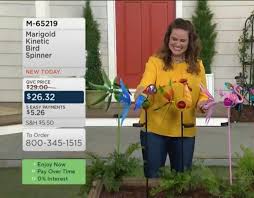 garden tv set at home for qvc airings
