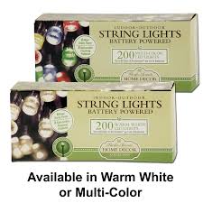 Battery Operated String Lights 200 Led