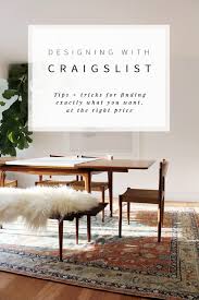 use craigslist to decorate your home