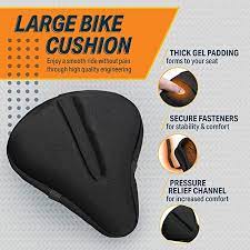 Bikeroo Bike Seat Cushion Padded Gel