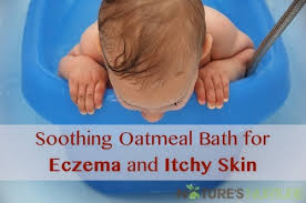 oatmeal bath for eczema and itchy skin