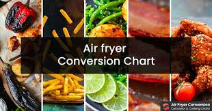 air fryer conversion chart cooking