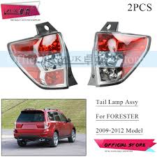 Us 116 1 20 Off Zuk 2pcs Rear Brake Tail Light Tail Lamp Taillight Brake Light For Subaru Forester 2009 2010 2011 2012 Stop Light Left And Right In