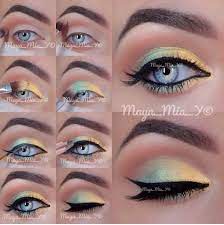 apply two tone eyeshadow pictures