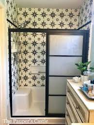shower doors with paint