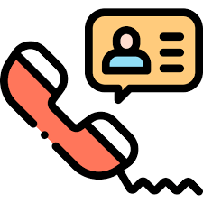 contact free communications icons