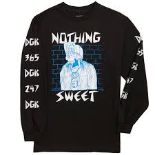 Dgk Nothing Sweet Long Sleeve T Shirt Black