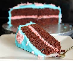 rosy swirl birthday cake happy