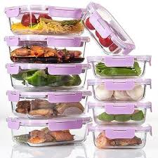 C Crest Airtight Food Storage Glass