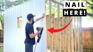how to install shed siding t1 11 and