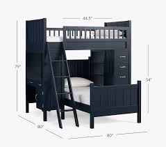 camp twin kids loft system lower bed