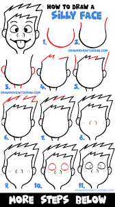 How to draw lips with tongue sticking out step by step for beginners. How To Draw Cartoon Facial Expressions Silly Faces Tongue Sticking Out How To Draw Step By Step Drawing Tutorials