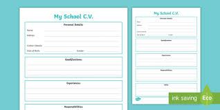 See good cv format examples and templates. Curriculum Vitae Template Teaching Resources