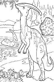 Dinosaurs coloring pages are a fun way for kids of all ages, adults to develop creativity, concentration, fine motor skills, and color recognition. Online Coloring Pages Parasaurolophus Coloring Page Parasaurolophus Dinosaur