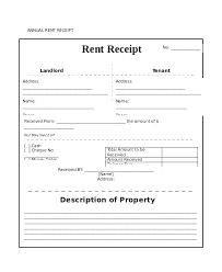 Rent Receipt Template Word Australia Receipts Paid For