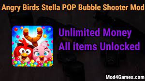 Angry Birds Stella POP Bubble Shooter Mod | Unlimited Money + All items  Unlocked