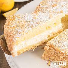 Italian Lemon Cream Cake Recipe Lemon Cream Cake Cream Cake  gambar png