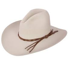 Stetson Mens 6x Gus Fur Felt Cowboy Hat Silverbelly 7 18