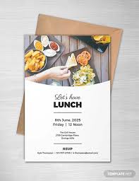 38 Lunch Invitation Templates Psd Ai Word Free