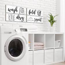 And riemco design + build. 4 Pieces Laundry Room Signs Home Vintage Wooden Decoration Rustic Farmhouse Laundry Wash Dry And Fold Repeat Sign Classic Wood Wall Decoration Wall Art For Laundry Room Bathroom White Walmart Canada